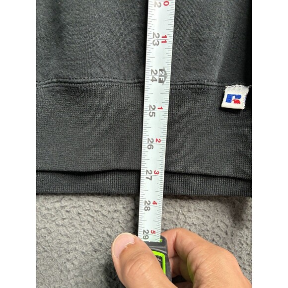 Vintage Russell Athletic Sweatshirt Mens XL Black Crewneck Fleece USA Made - Picture 8 of 15